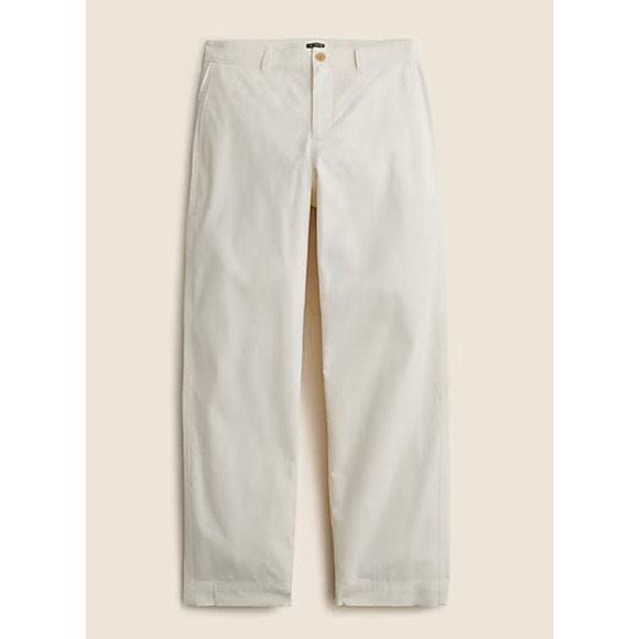 J Crew Barrel Leg Pants 30 10 NWT Black Trousers Linen Cotton CK354 J.Crew - Picture 5 of 8